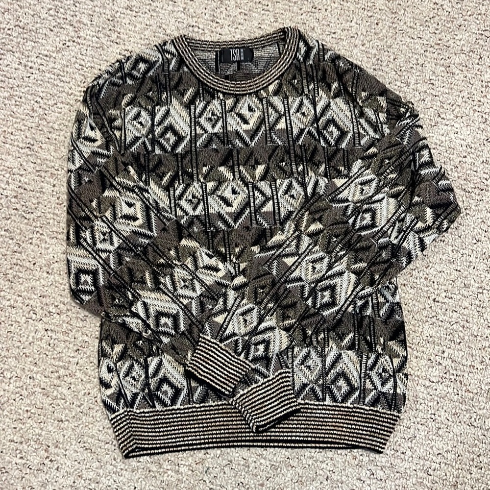 Vintage Grandpa Style Sweater